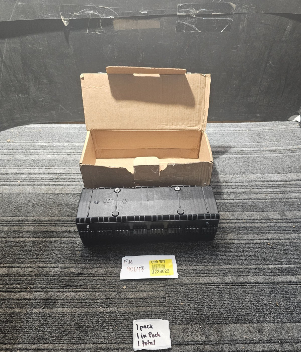 CORNING UCA3-6-FITL-BS Fiber Optic Enclosure UCA3-6 FITL 404430 Black