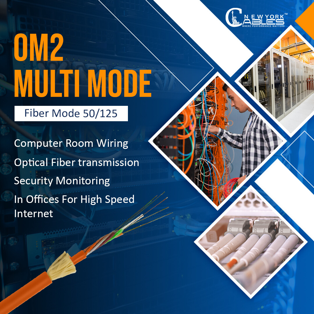 OM2 LC to LC Fiber Optic Patch Cable Multimode Duplex 50/125 Orange LC LC 1M-15M