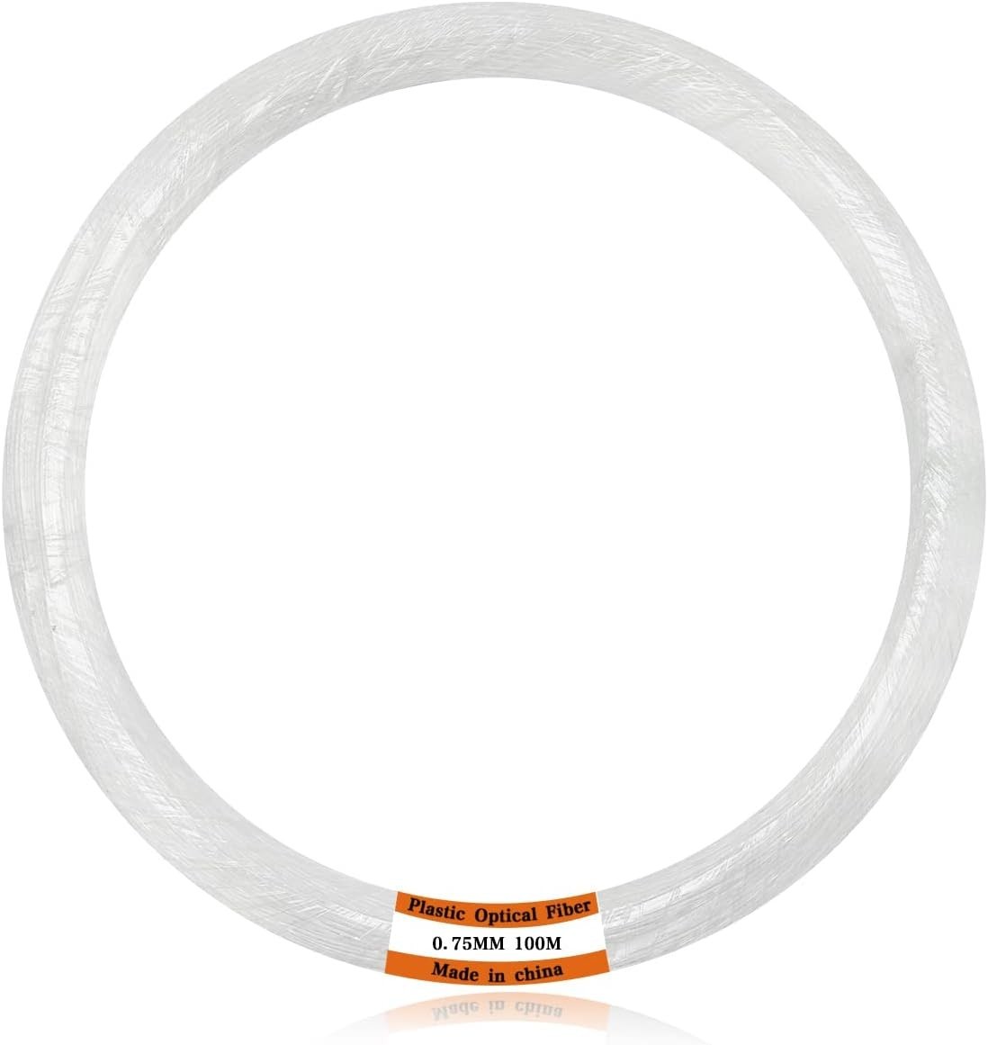 Plastic 0.03in/ Diameter 328ft100Meter PMMA Fiber Optic Roll End Glow Cable f…