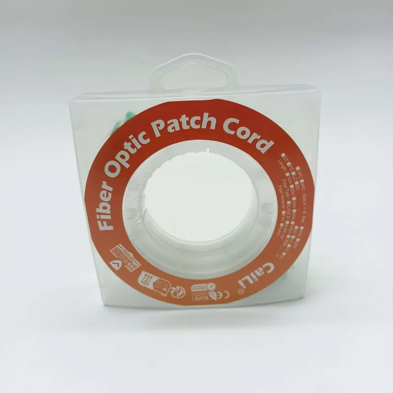 SC APC Indoor Transparent Fiber Optic Cable G657A2 Invisible Singlemode Simplex