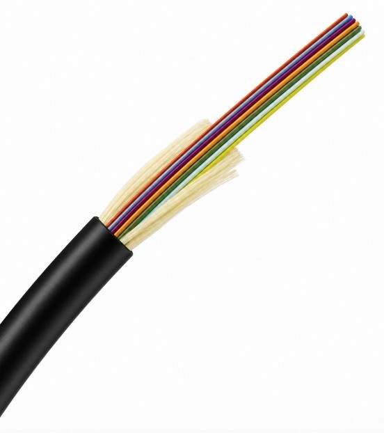 12 Fiber Indoor/Outdoor SMF-28 Corning Glass Fiber Optic Cable Riser Lot