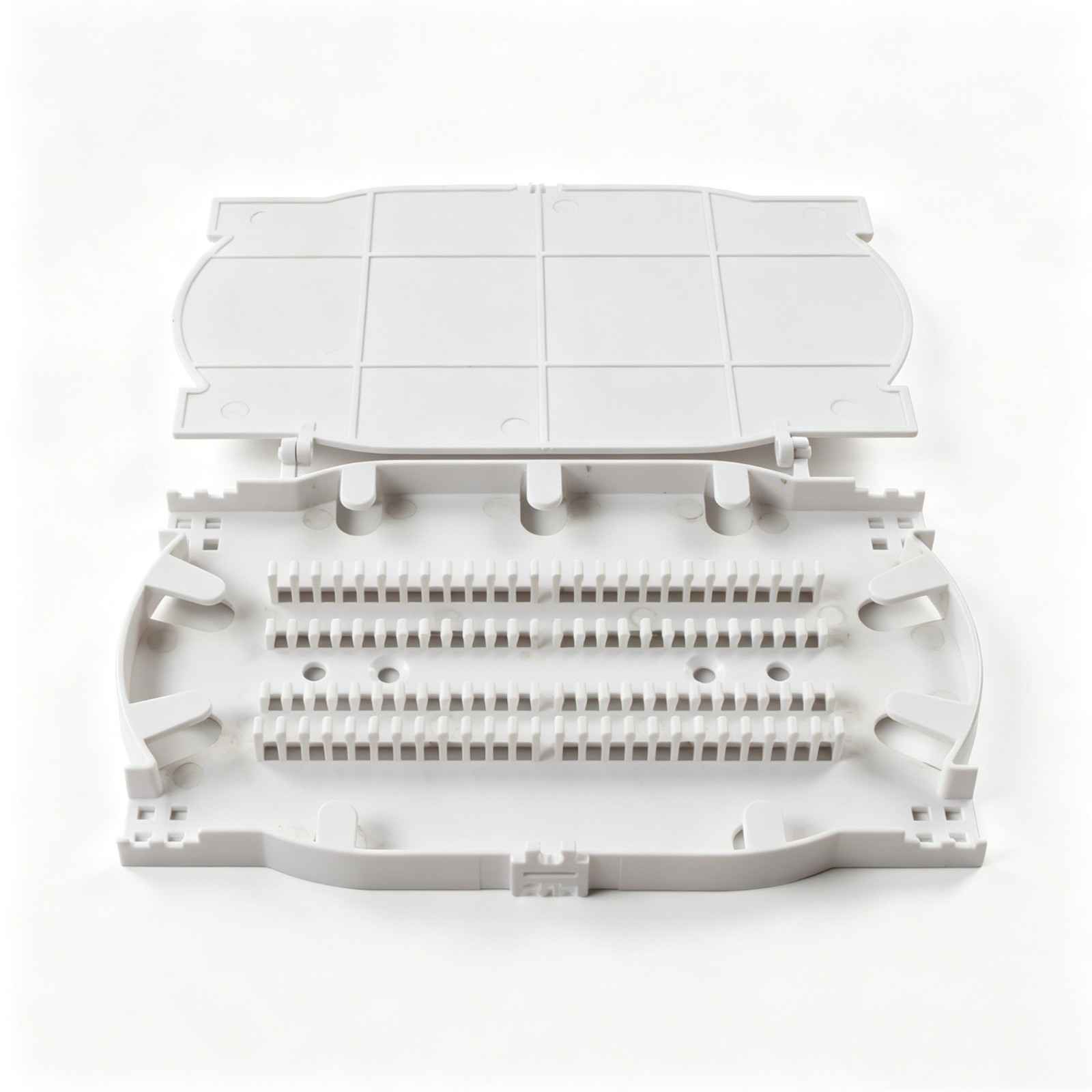 ABS Fiber Optic Splice Tray Fusion Splice Cassette 24/36/48 Core For Pigtail FTT