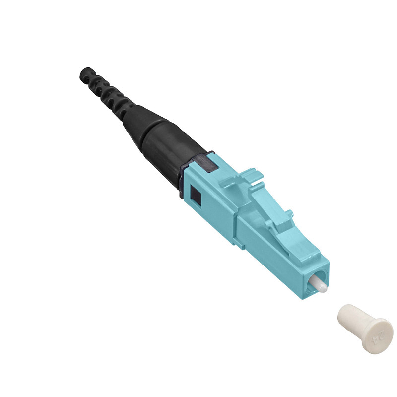Leviton 499LC-AQ9 LC Fusion Splice-On Connector OM3/OM4 Multimode (Pack of 12)
