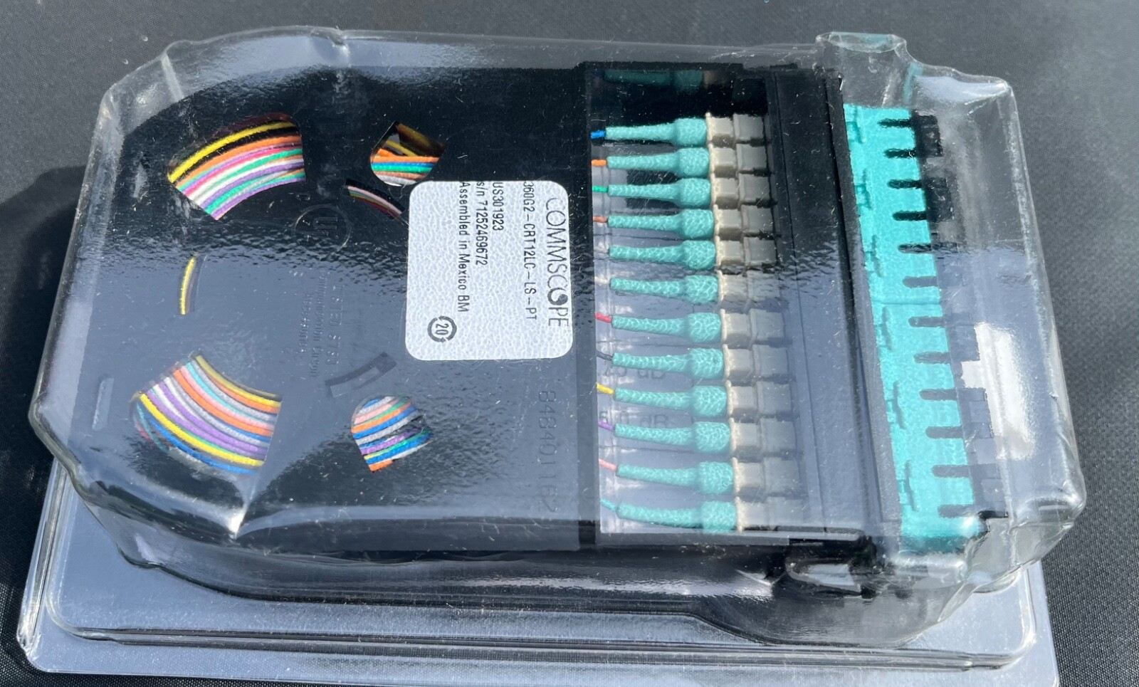 Commscope 360G2 Multimode OM4 Fiber Cartridge 12-LC-LS-AQ-PIGTAILS Cassette 12LC