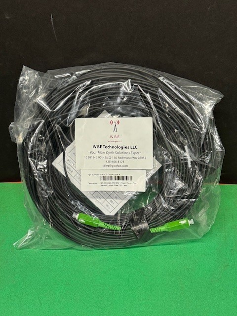 WBE Tech SC-ACP/SC-ACP SM 1 Fiber Round Drop Indoor/Outdoor Riser 250ft