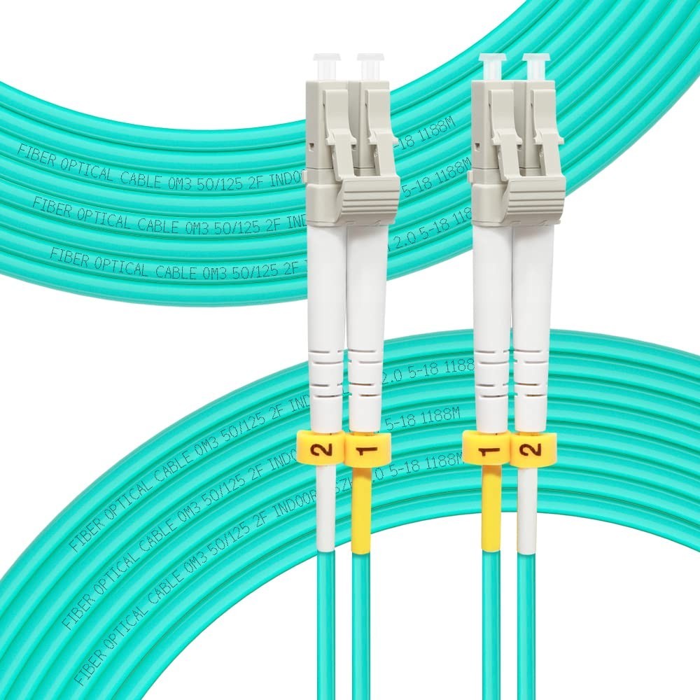 30M LC-LC Fiber Optic Patch Cable 10Gb Duplex