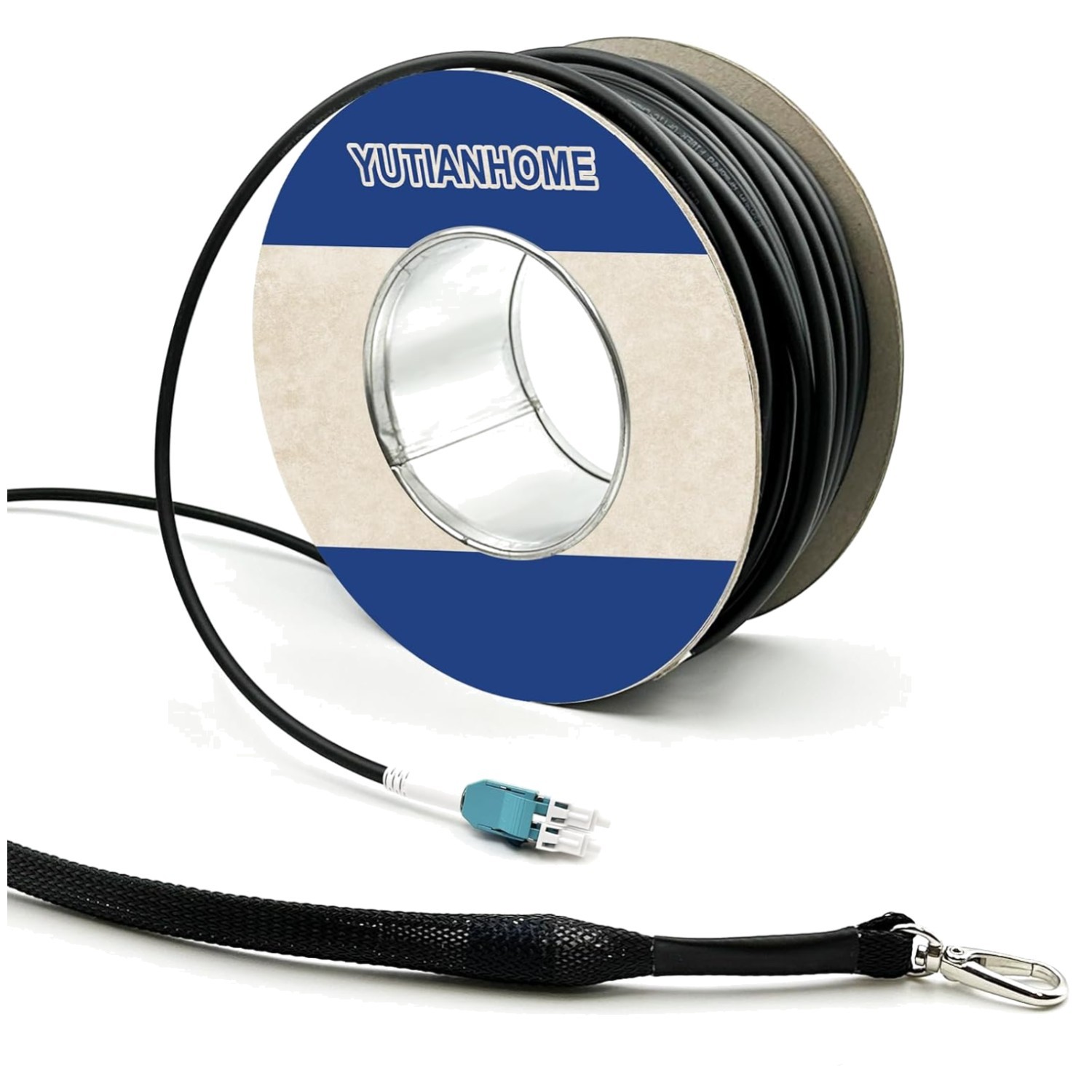 165ft LC to LC Outdoor Armored Fiber Patch Cable