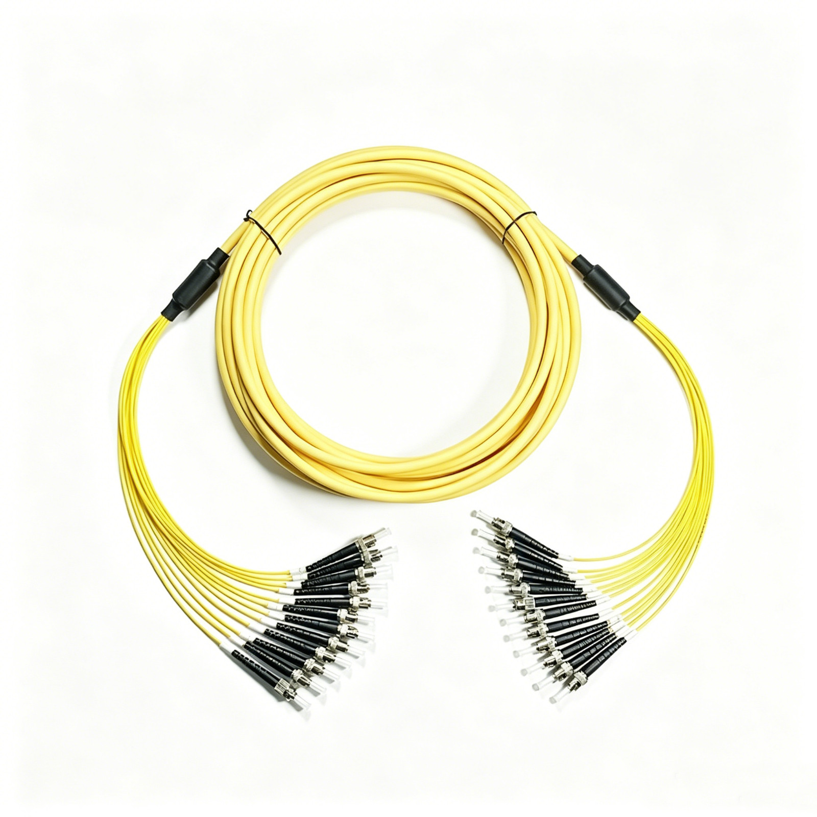 10M 12 Core Singlemode Bundle Fiber Optic Patch Cord SC to LC FC ST Data Center