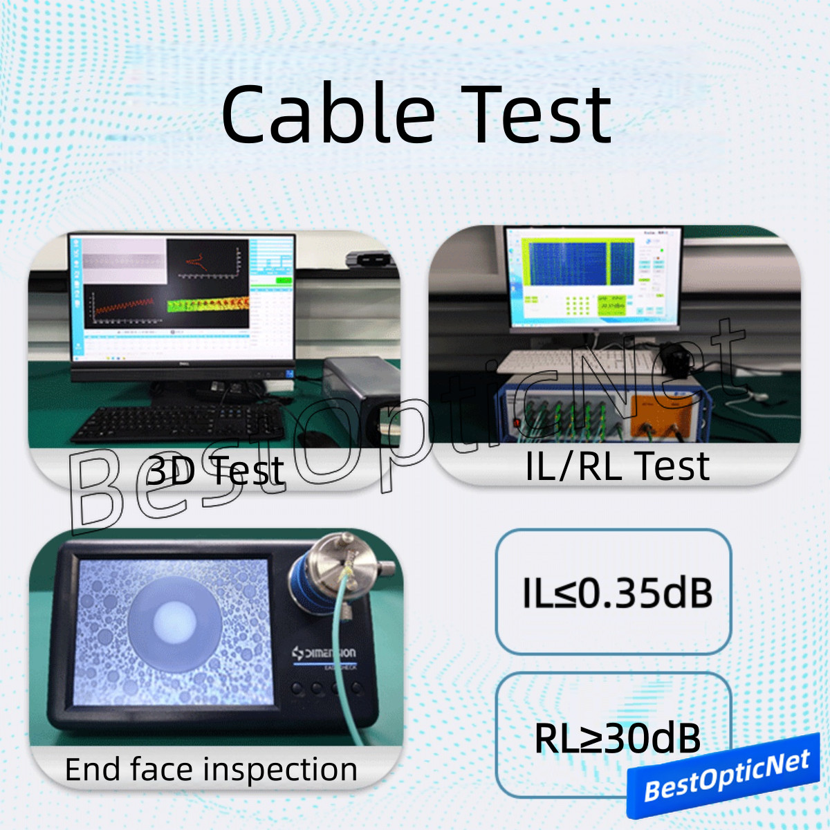 1-15m MPO to LC OM4 8 12F Breakout Fan Fiber Optic Patch Cord Cable 40G to 10G