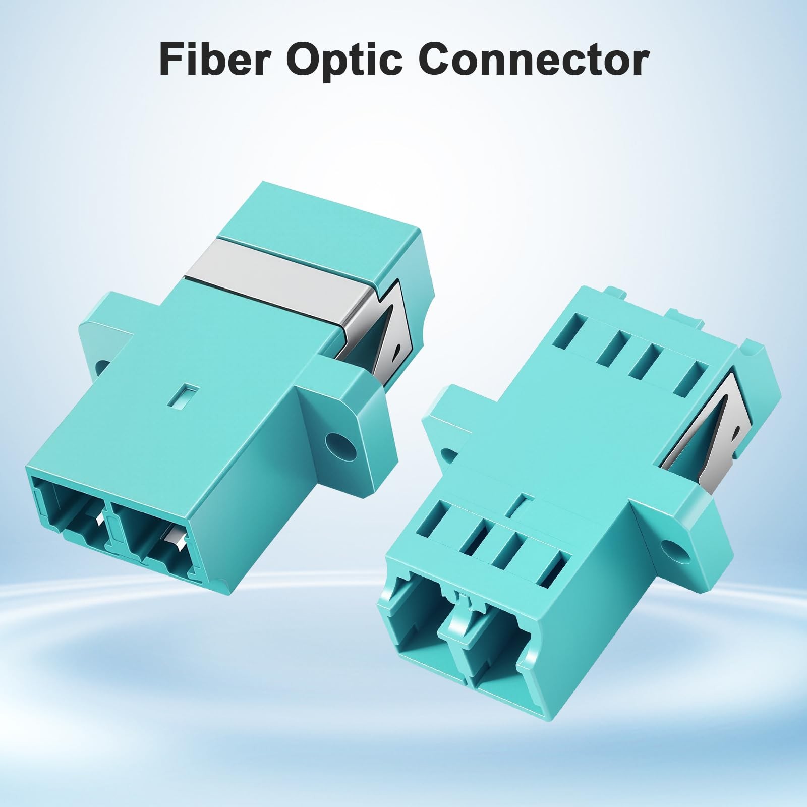 FiberPrime-LC to LC Fiber Optic Adapter, Multimode Convertor, 5Pack | Singlem…
