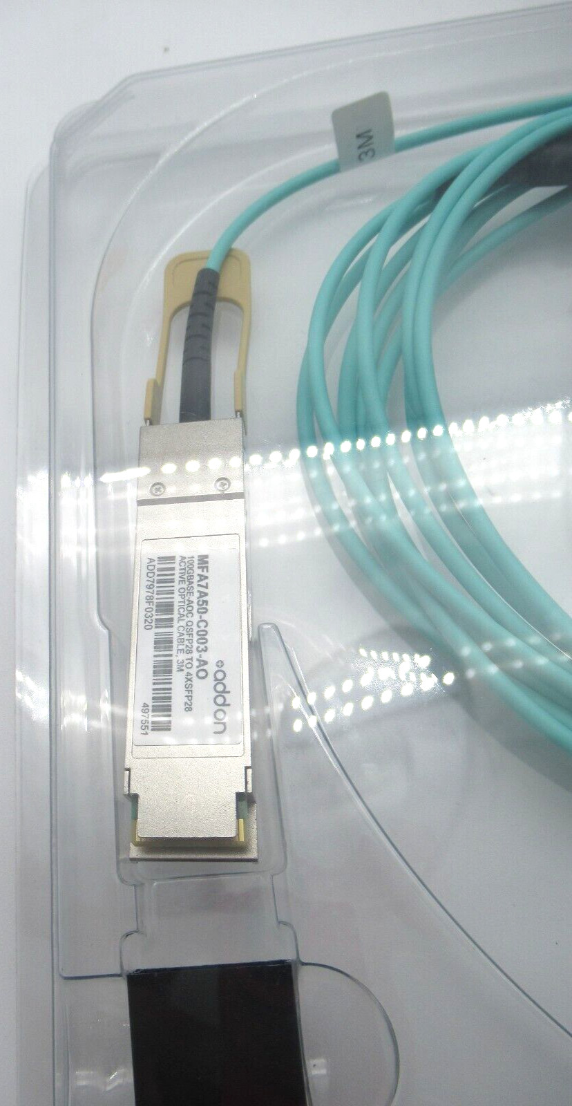 Mellanox Addon 100GBase-AOC QSFP28 4xSFP28 Active Optical Cable MFA7A50-C003 OEM