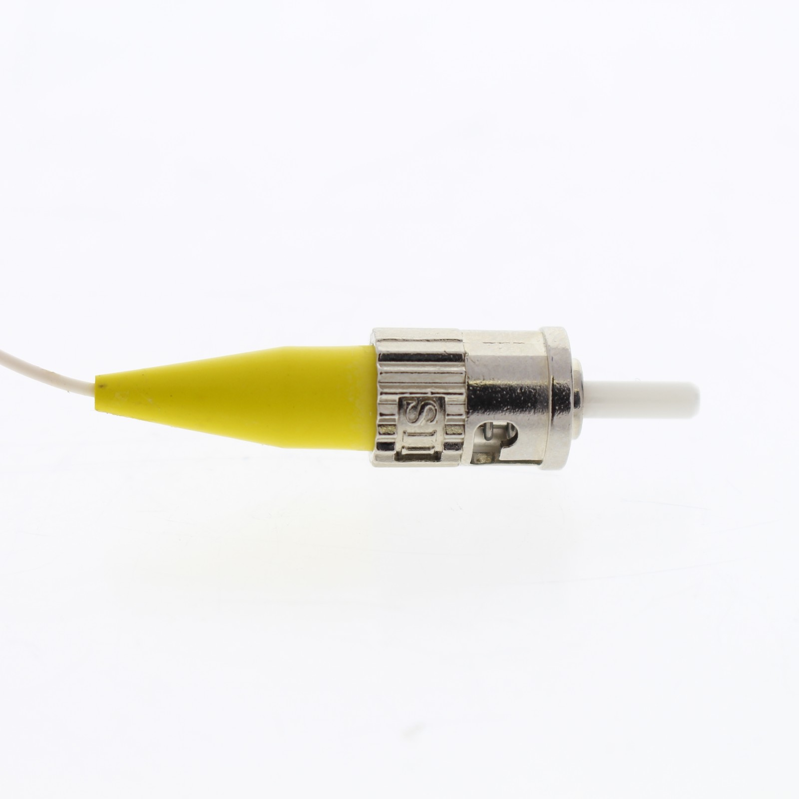 Leviton White w/ Yellow Ends Singlemode SPC Polish ST Pigtail 3Meters