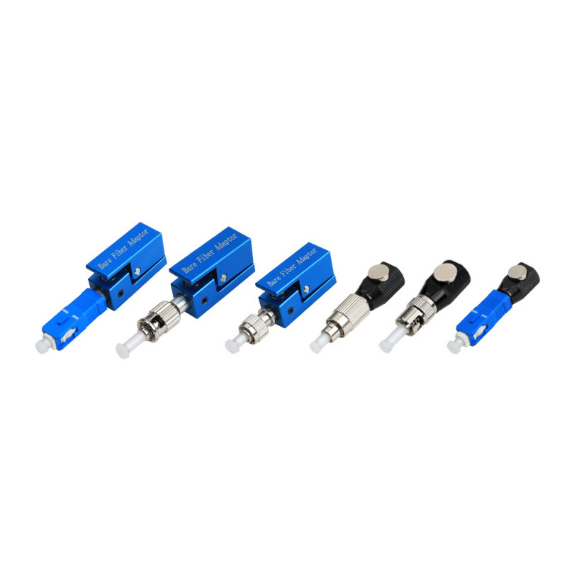 Bare Fiber Adapter FC SC ST LC Fiber Optic Adapter Connector OTDR Test Coupler