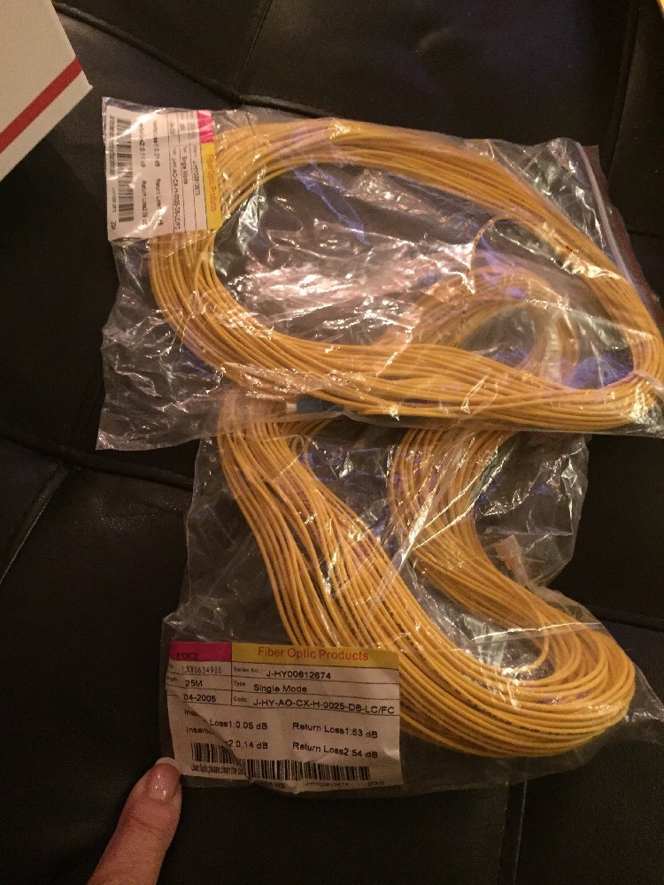 25M Single-Mode Fiber Optic Cable T4