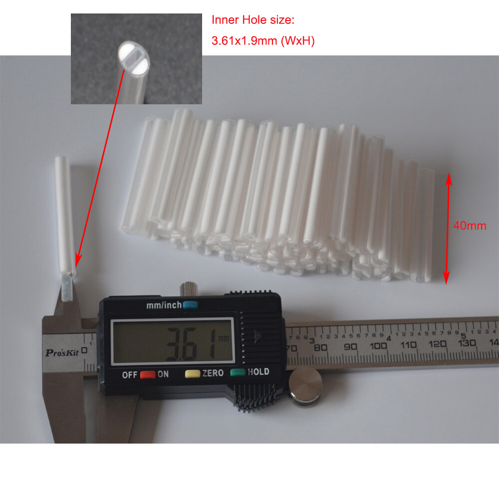 1000pcs Ribbon Mass Fiber optic Fusion Splice Protection Sleeves 40mm Premium