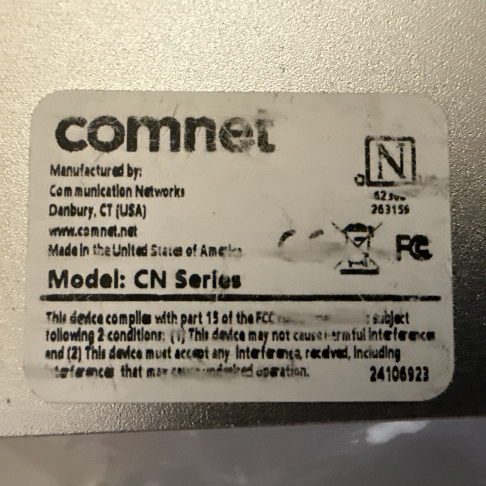 COMMNET DEVICES AND FIBER JUMPER LOT OF 5 PIECES