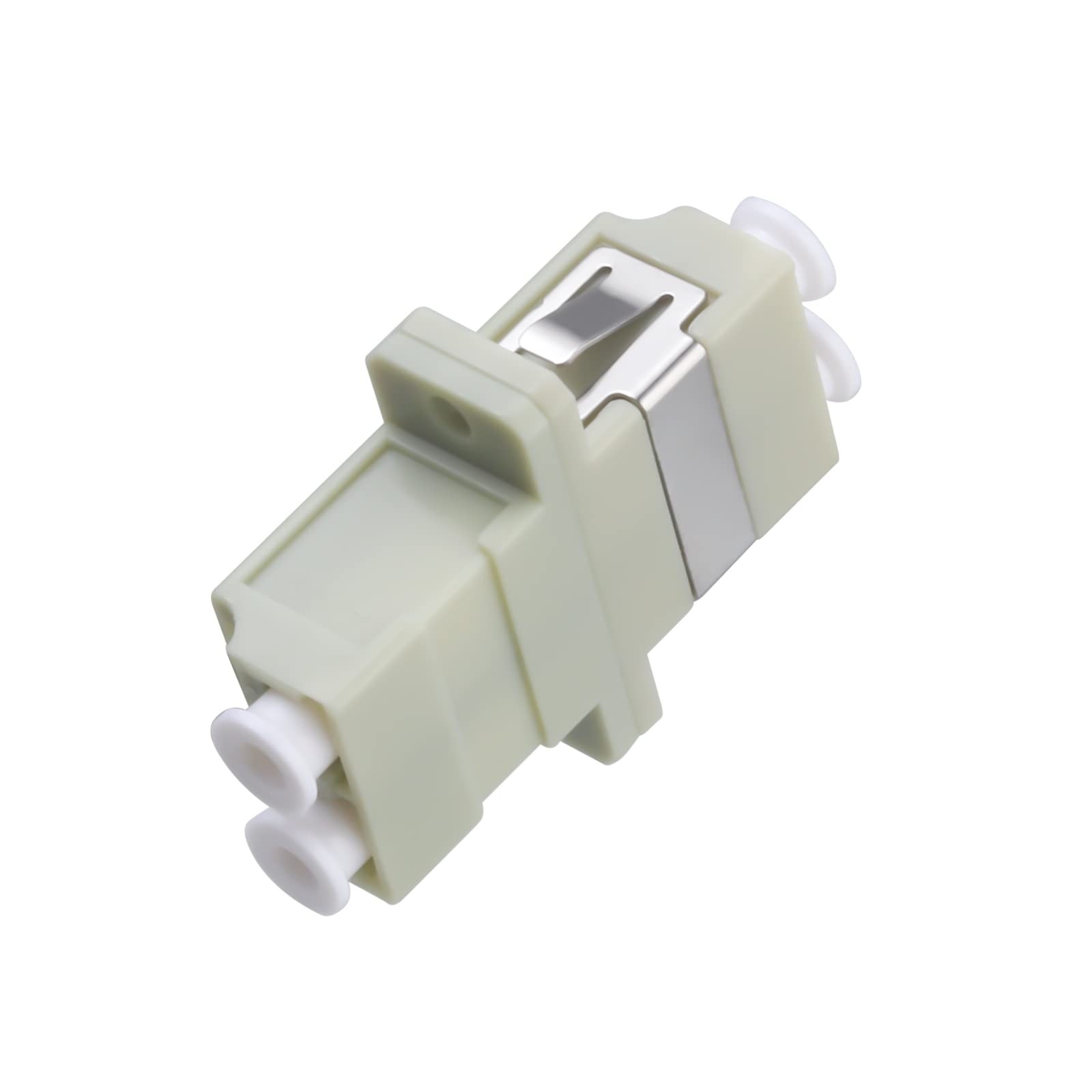 100 PCS LC To LC Duplex Multimode Fiber Optic Coupler Cable Connector Adapter