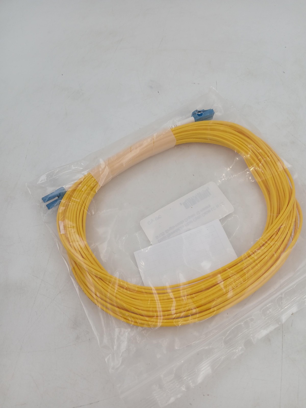 Optical Fiber Patch Cable LC-LC 10M 9/125 Singlemode DX Yellow FJ9LCLC-10M New