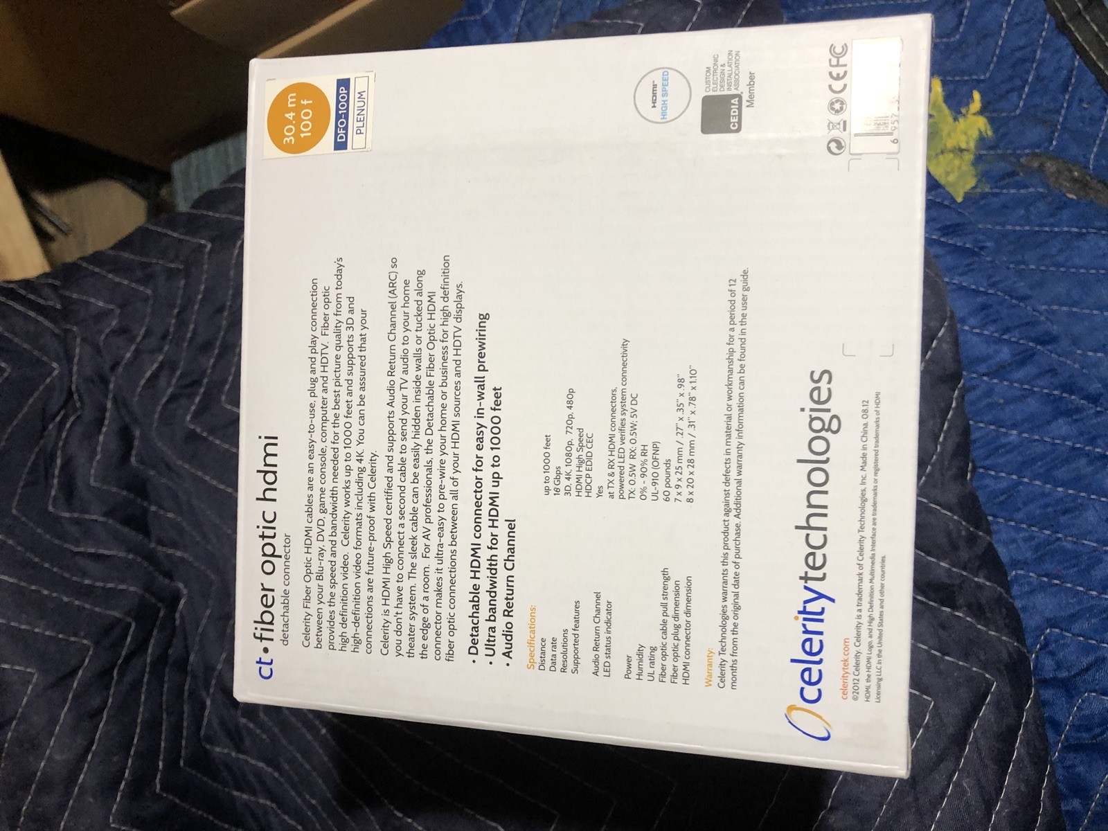 Celerity Fiber Optic HDMI