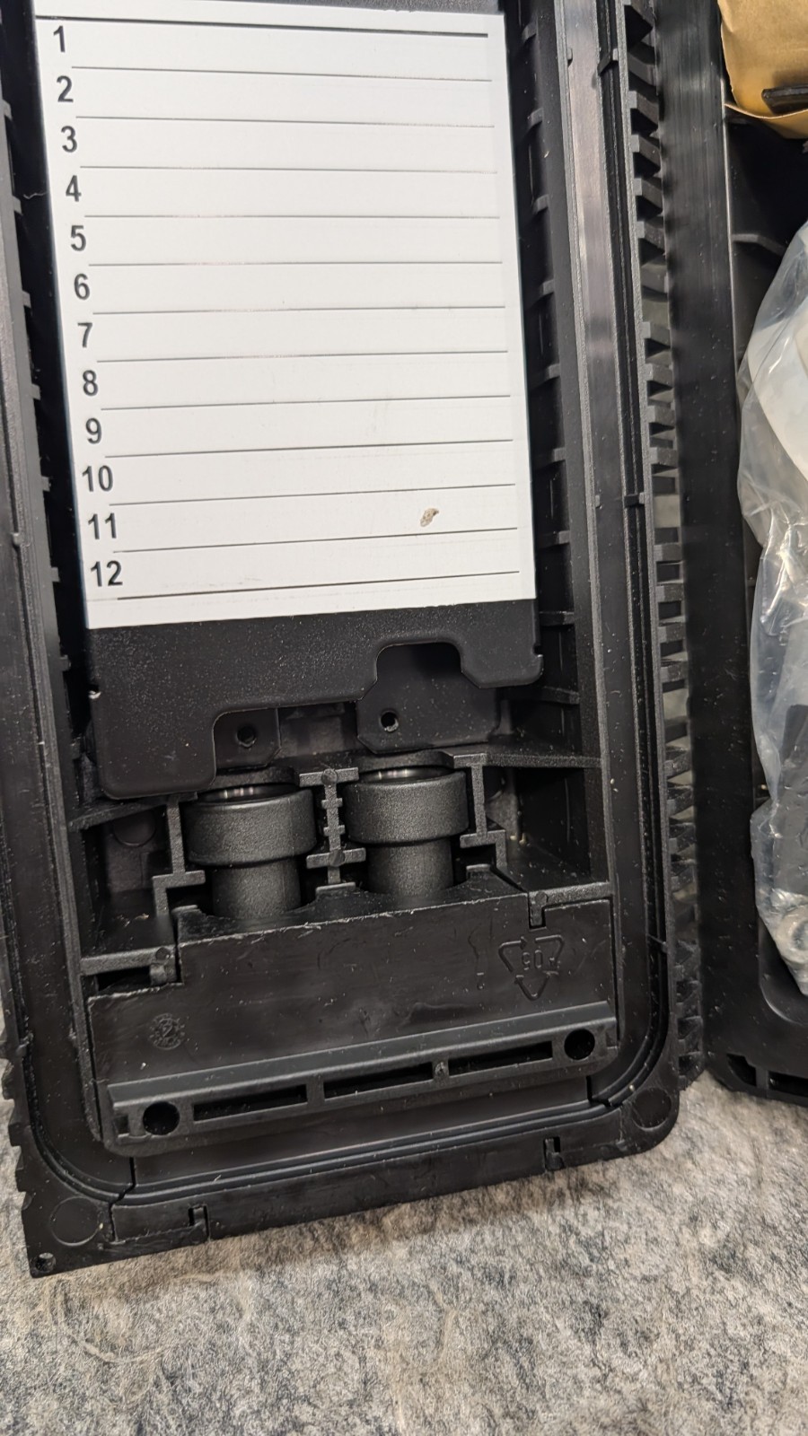 CORNING UCA3-6-FITL-BS, 404430 Fiber Optic Enclosure UCA3-6 FITL Black 🔥New🔥