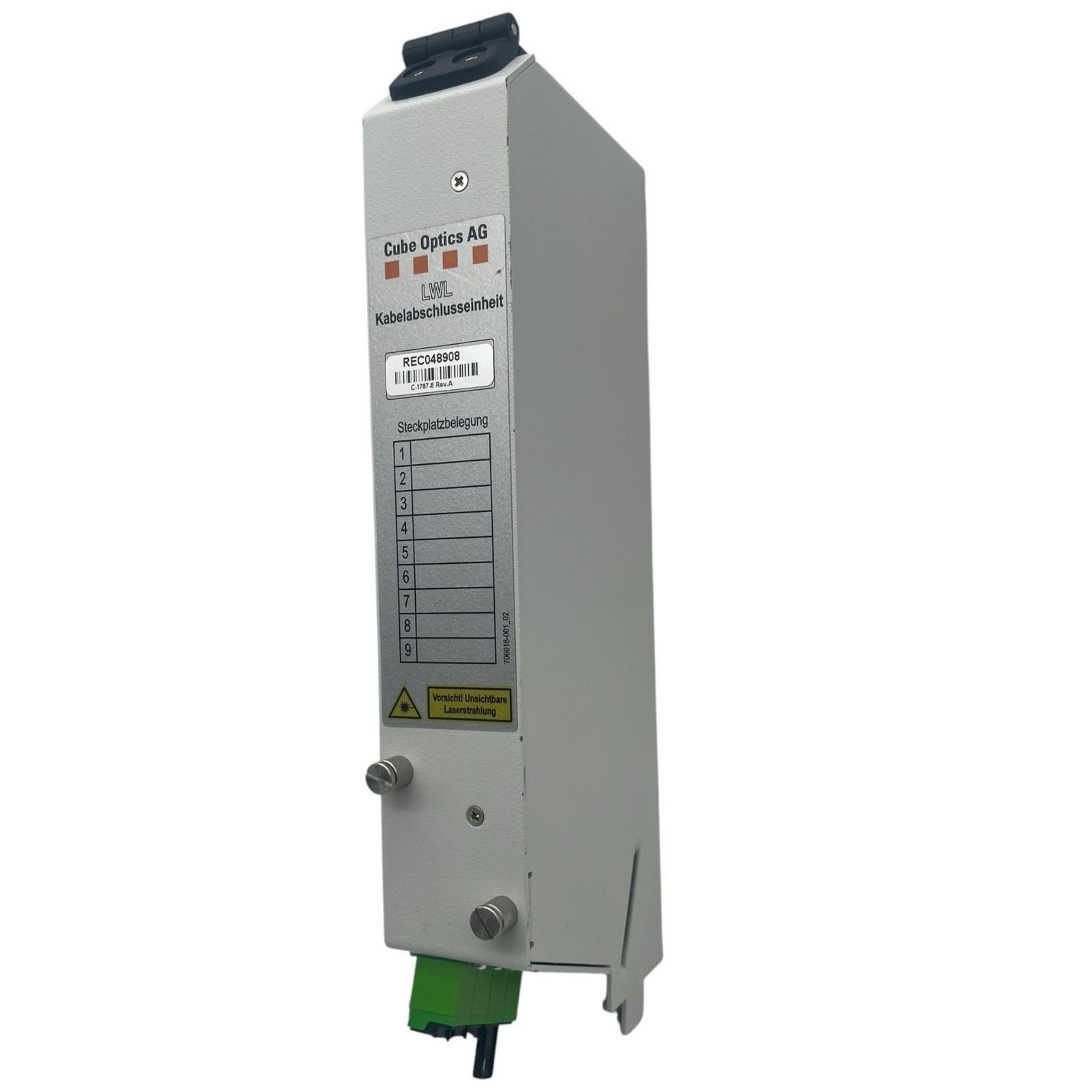 Cube Optics AG Fiber Optic Cable Termination Unit