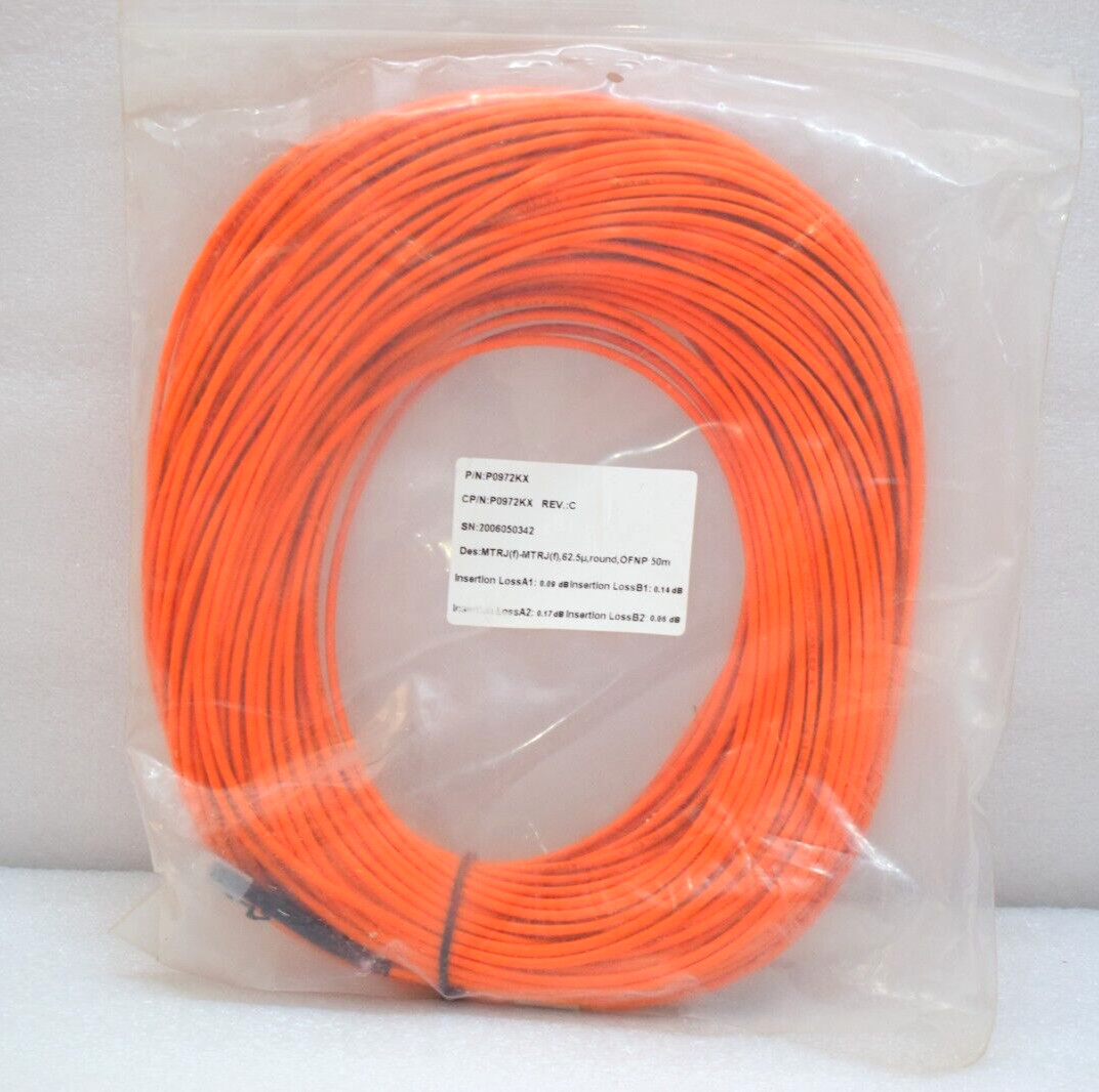 FOXBORO ROSENBERGER P0972KX FIBER OPTIC CABLE 50m Rev C