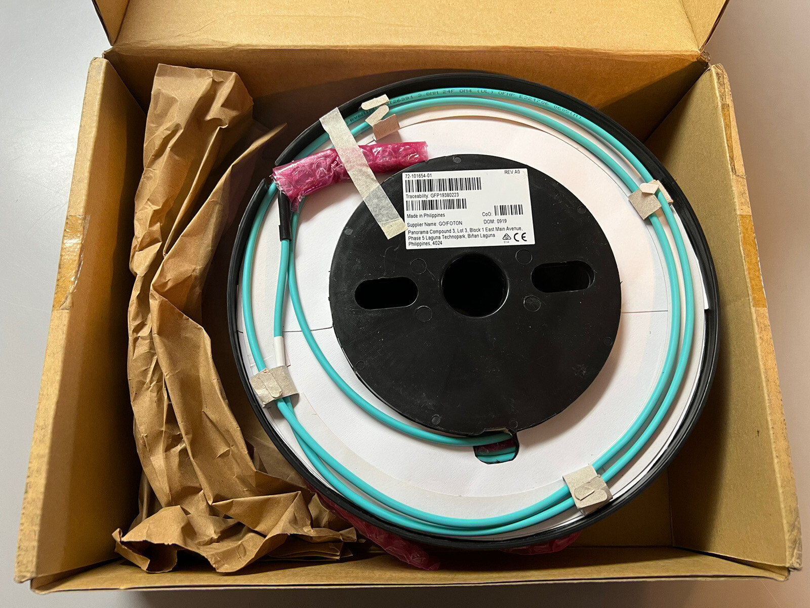 CISCO GO FOTON 72-101654-01 CISCO ONS-CXP2-MPO-80= UPC Patch Cable Spool
