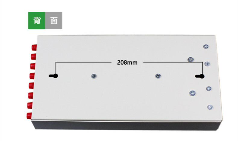 8-port FC fiber optic terminal box thickened 1.0MM full flange + pigtail box