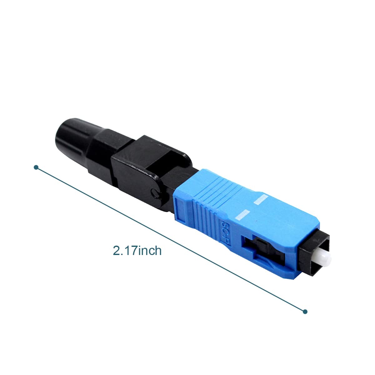 10 Pack SC UPC Fiber Optic Quick Connectors Single Mode 9/125 FTTH