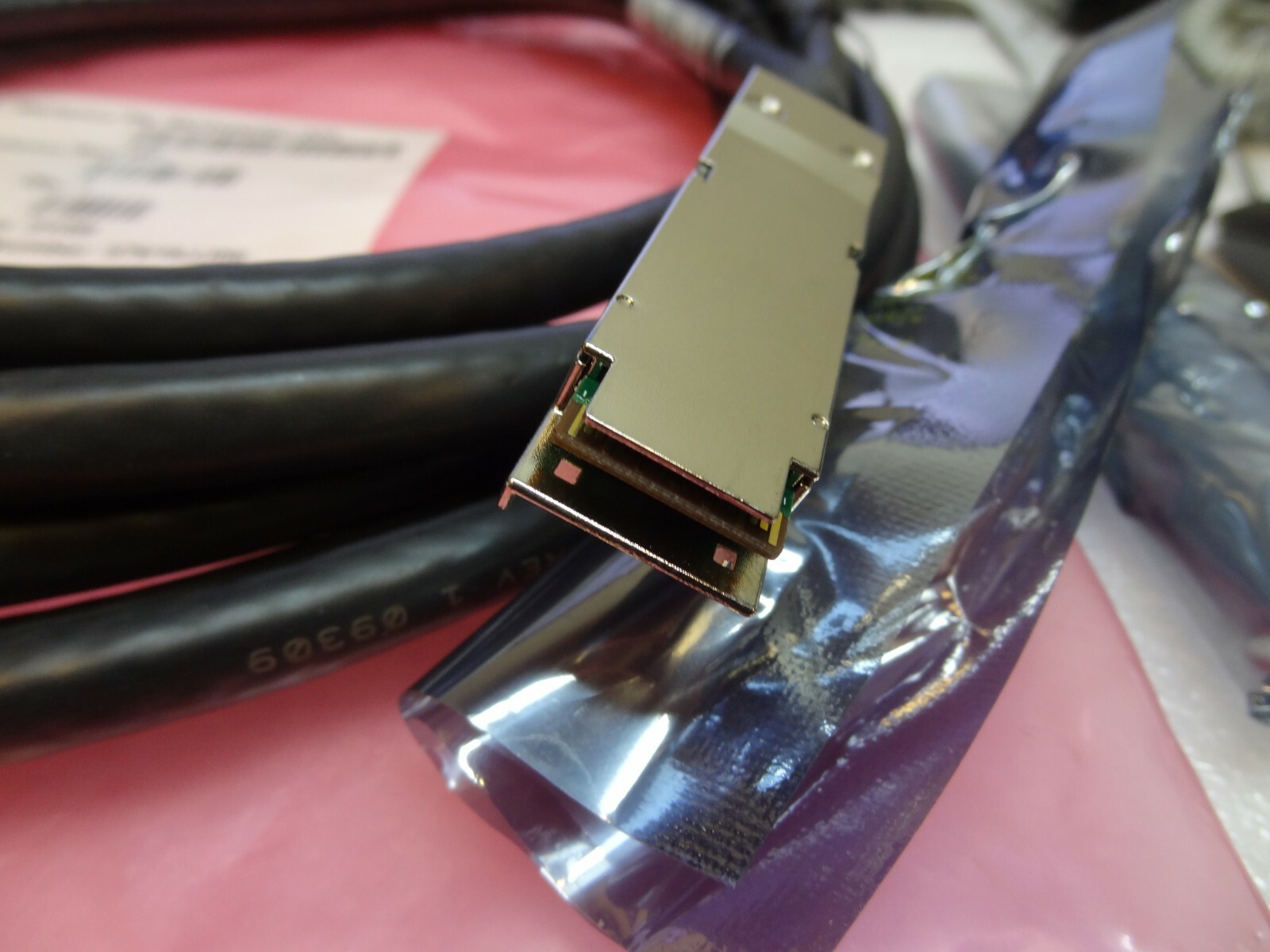 Mellanox InfiniBand MCD4N26C-005 5m 4X QSFP to CX4 #TQ86