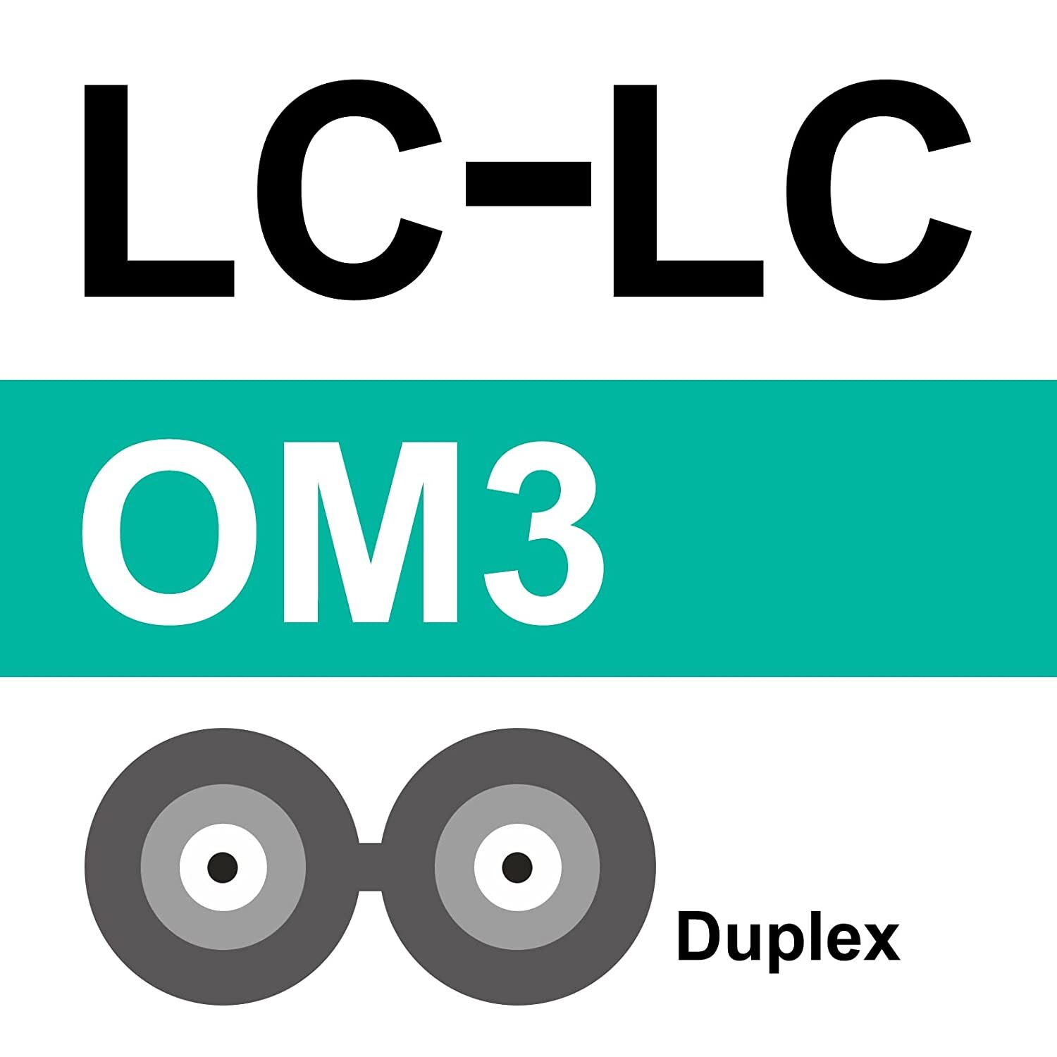 OS2/OM3/OM4 Fiber Patch Cable Singlemode&Multimode Duplex LC to LC Jumper 1~50m