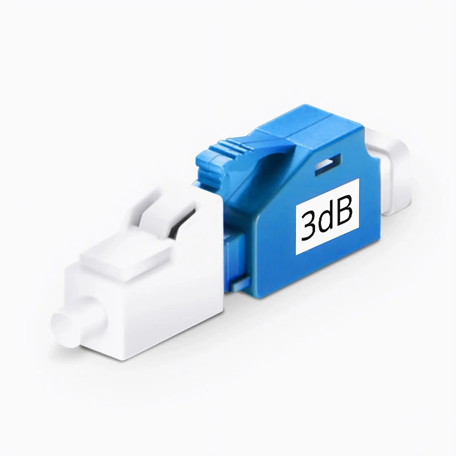 3dB LC/UPC Singlemode Fixed Fiber Optic Attenuator, Male-Female, 3dB