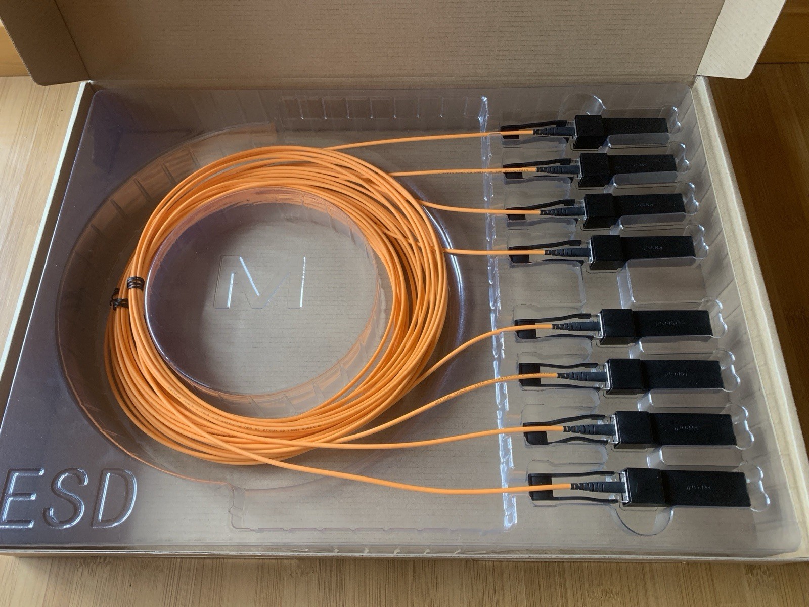4 Pack BRAND NEW O-Net AOC 40G QSFP+ To QSFP+ 5 Meter Active Optical Cable