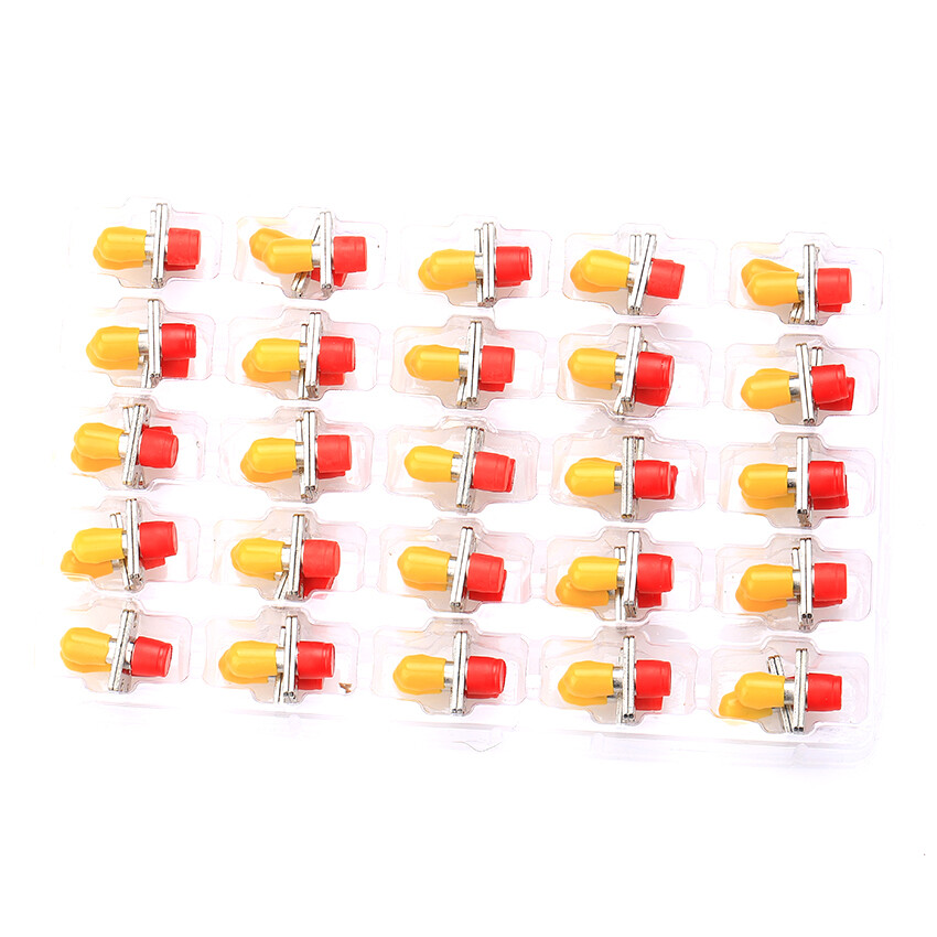 6Pcs SC to FC/ST/LC Fiber Coupler Flange Fiber Optical Adapter Connector SC-SC
