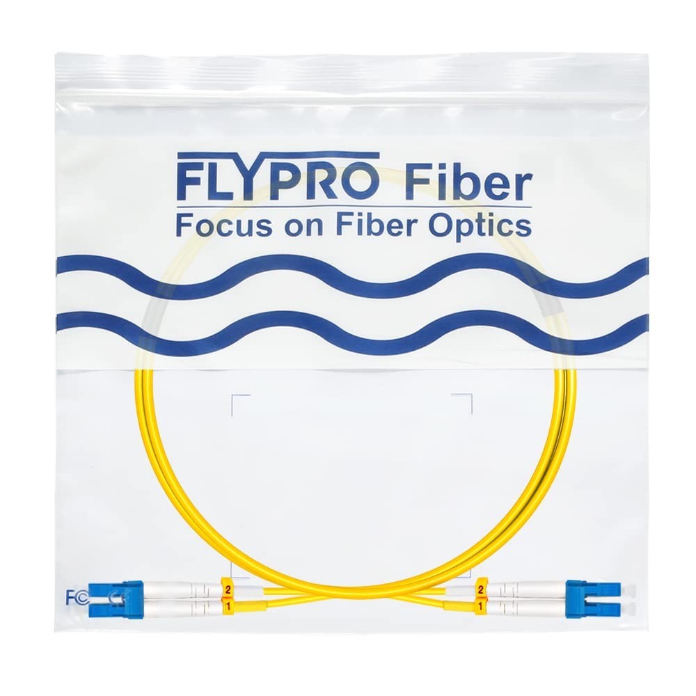 1M Single Mode LC to LC Fiber Optic Cable – Flexible, High-Speed Indoor Use