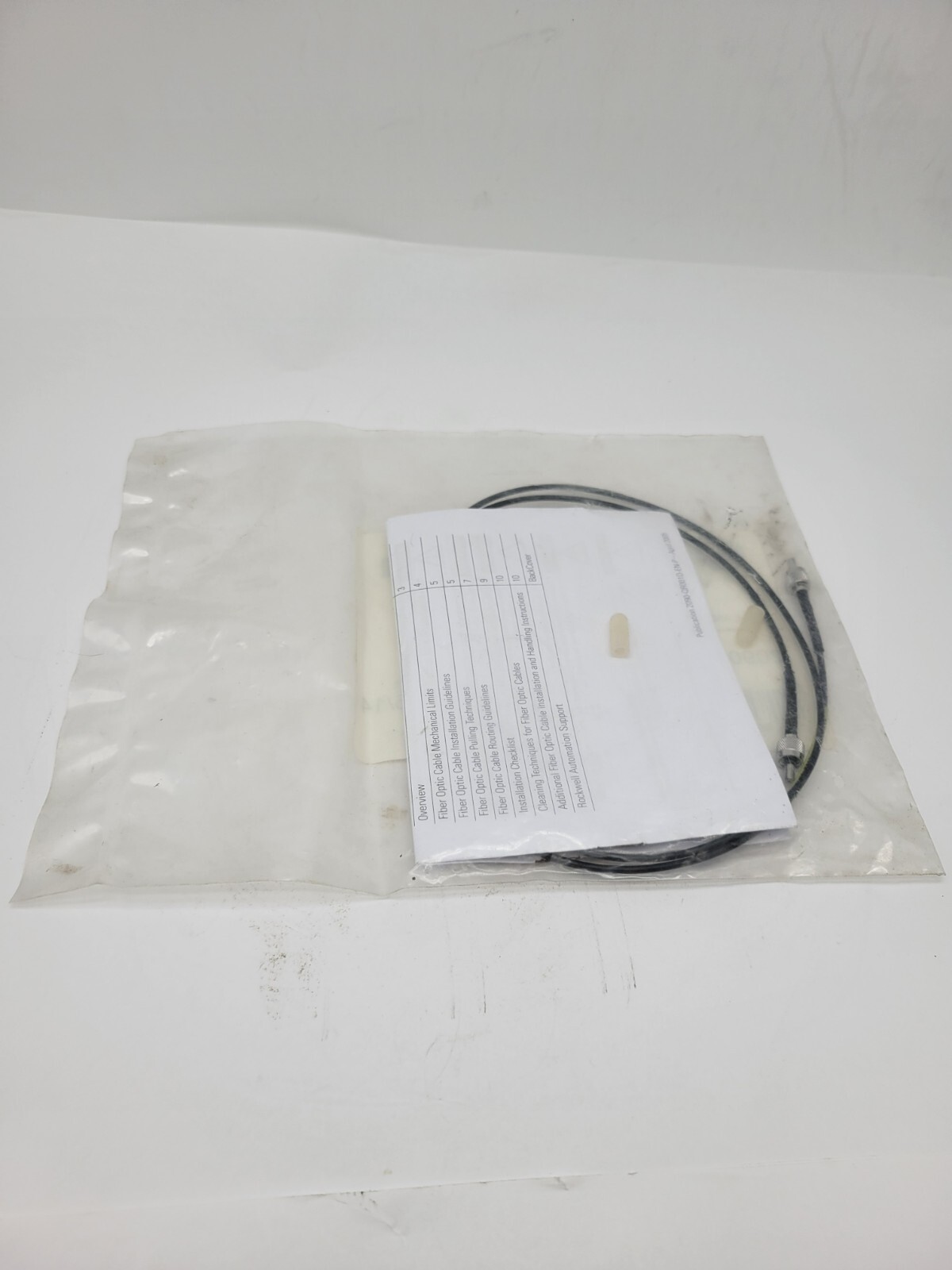 Allen-Bradley 2090-SCEP1-0 Plastic Fiber Optic Cable 1 Meter Series E NOS Black