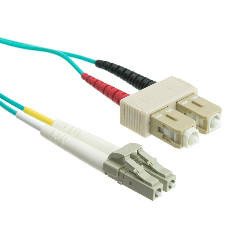 10gigabit 10meter (33ft) aqua green Fiber Optic Cable duplex multimode 50/125
