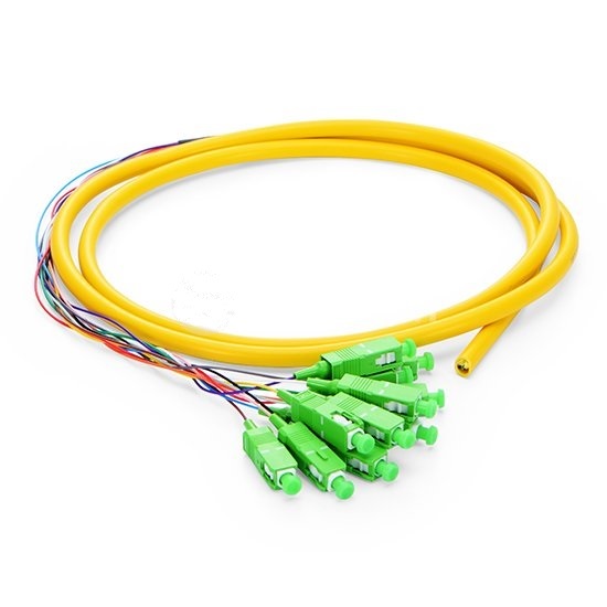 12 Strand 9/125 Fiber Optic Pigtail 3m SC/APC SingleMode, Fiber pigtail-0987