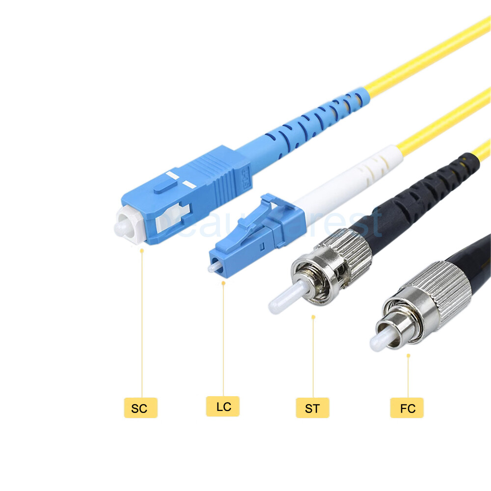 10-50m LC to LC SC FC ST Single Mode Simplex OS2 Fiber Optic Patch Cord Cable