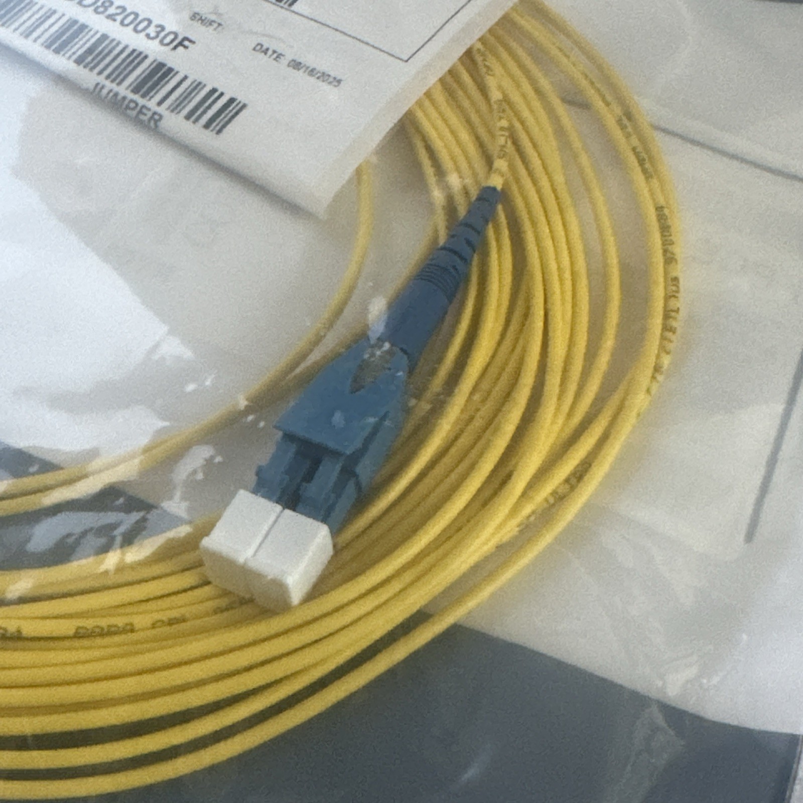 5 CNT CORNING 30ft 2F OM4 DFX 250 Plenum LCUDUP/LCUDUP Fiber Optic Jumper Cable