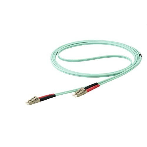StarTech 450FBLCLC7 7m OM4 LC to LC Fiber Optic Cable Aqua