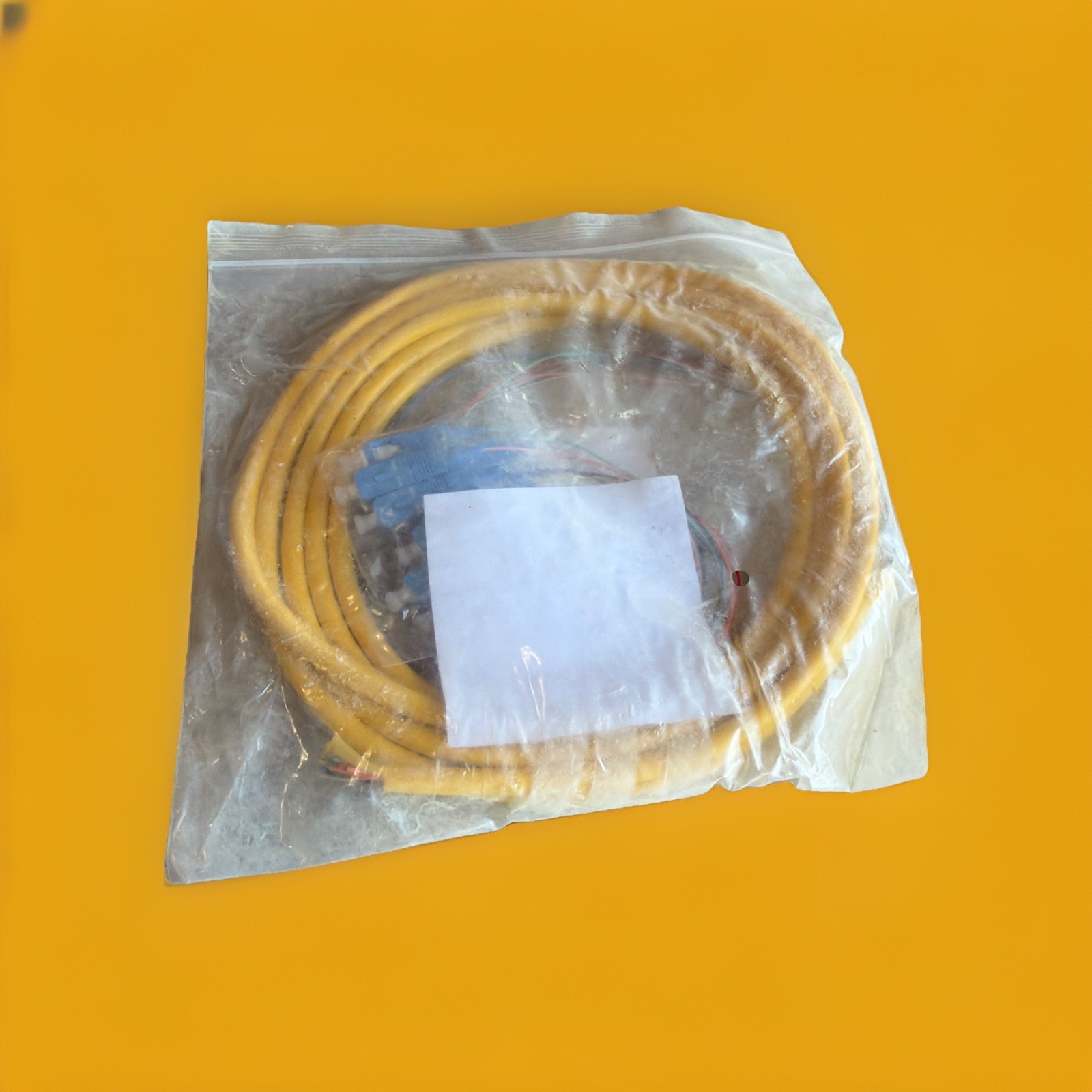 🔥 SC/UPC Single Mode 12-Fiber Fiber Optic Pigtail 3M OFNR 8.33/125um ~ 1 Unit🔥
