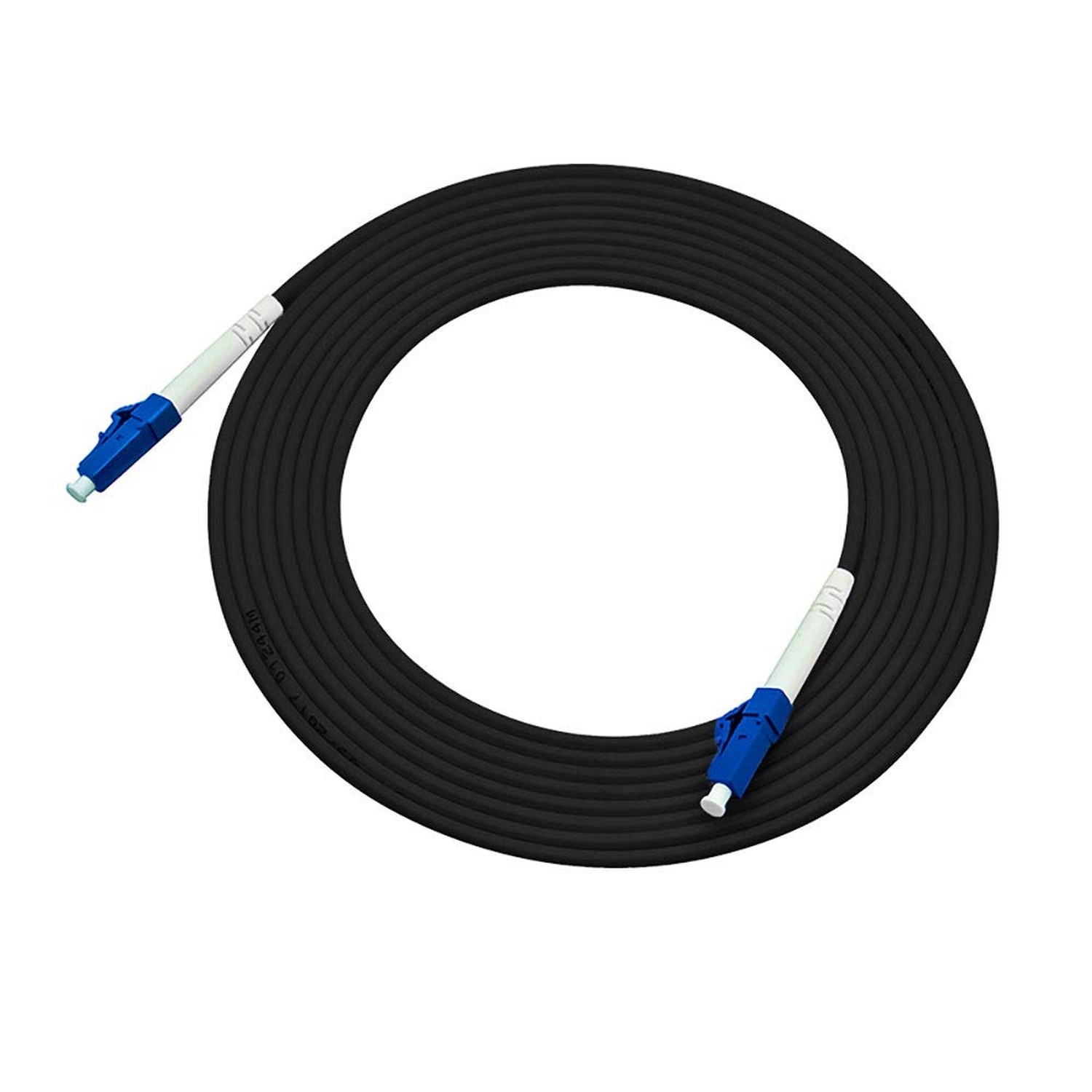 100ft 100feet 30m LC to LC Outdoor Armored Simplex 9/125 SM Fiber Optic Cable…