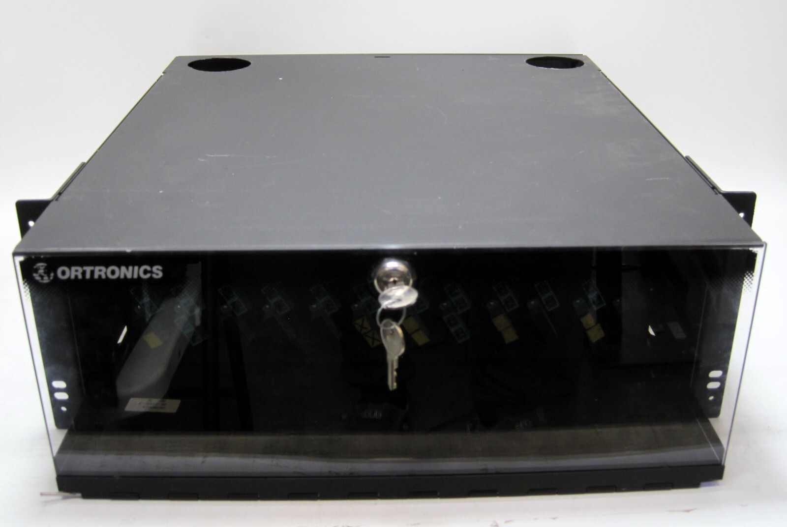 LEGRAND Ortronics 4-Rack Unit LC/ST/SC/FC Rack Mount Fiber Panel W/ 12 Adapters