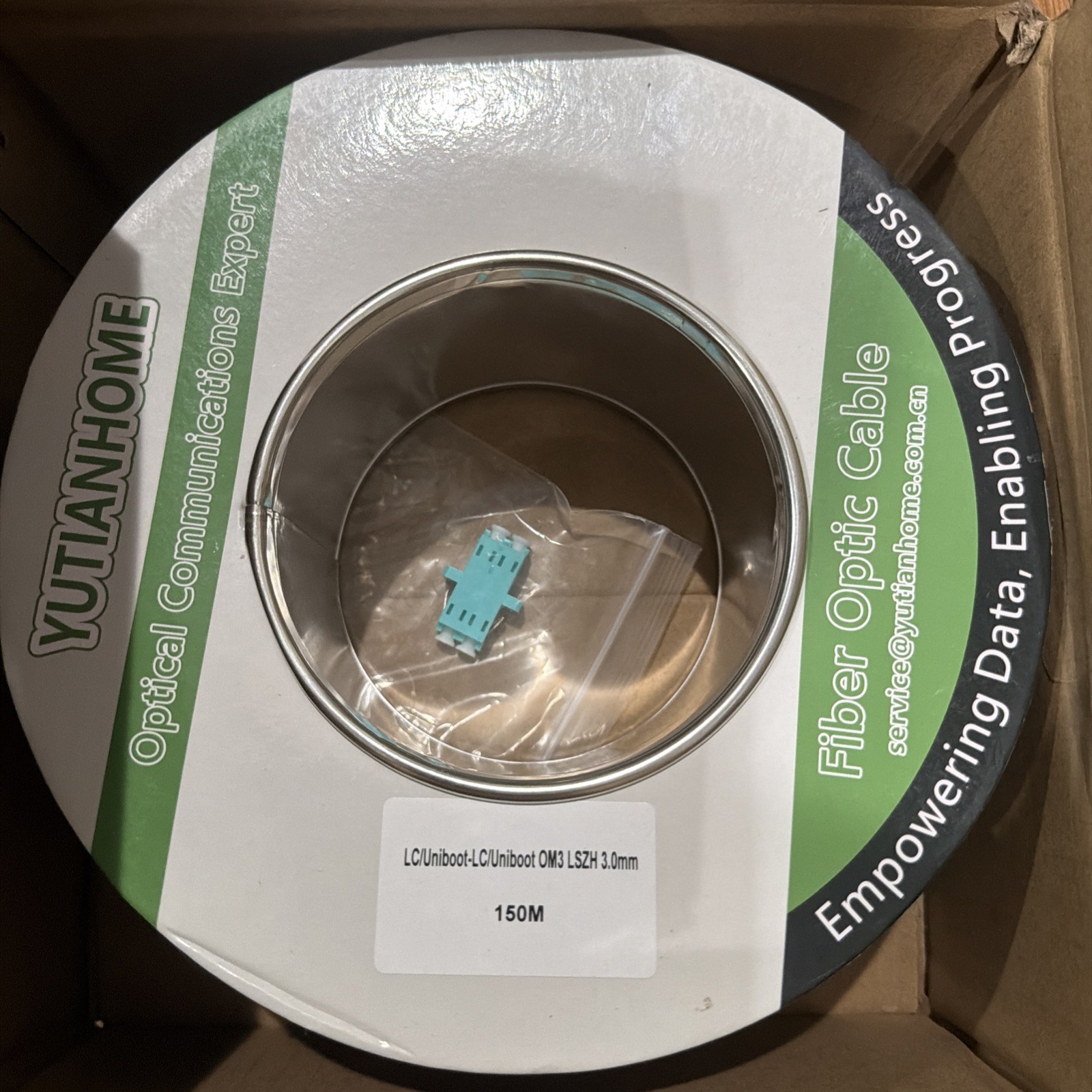 Yutianhome NEW-150M Fiber Optic Cable LC/Uniboot OM3 LSZH 3.0MM