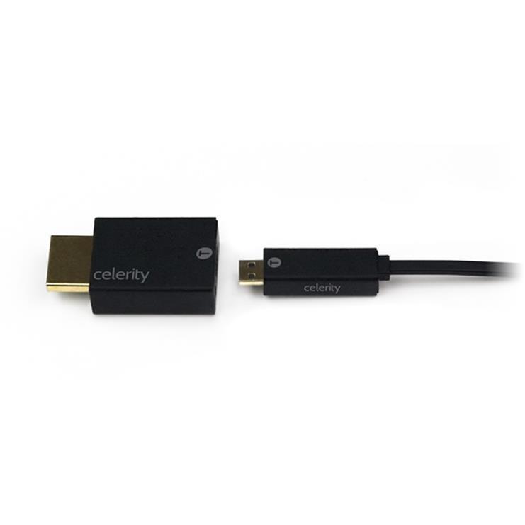 Celerity Technologies 600′ Fiber Optic Cable HDMI Connectors