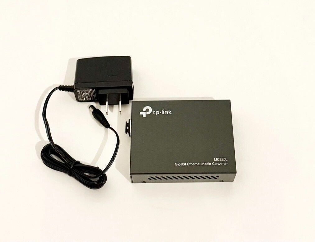 TP-Link MC220L Gigabit Ethernet RJ45 SFP RJ45 Fiber Media Converter