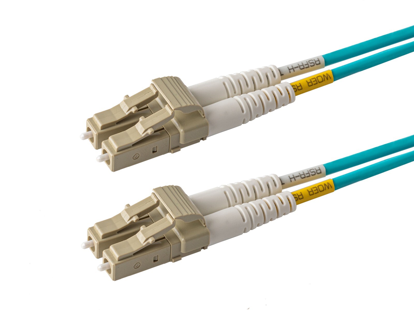 100 ft Multimode OM3 Duplex LC LC Fiber Jumper Corning Fiber Fast USA Shipping