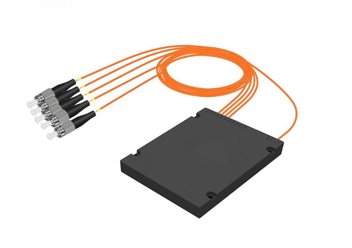 Ge MM 1:4 Fiber Splitter 4×25,62.5/125 LC/SC/FC/ST/UPC-for Data Link&Network Tap