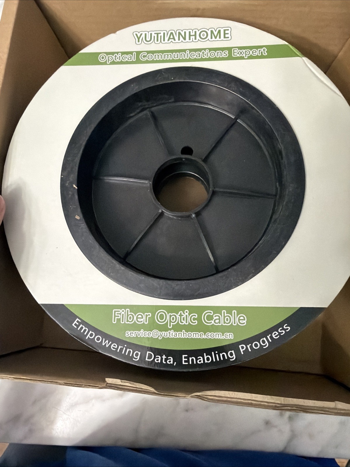 Yutianhome Fiber Optic Cable LC Uniboot OM3 TPU 5.0mm 75M, 246 FEET